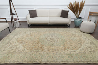 Beige Hand-Knotted Rugs - Thumbnail