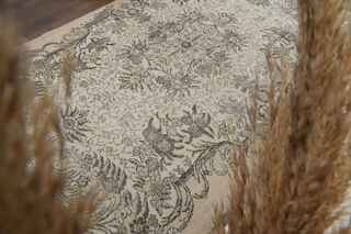 Vintage Floral Area Anatolian Rug - Thumbnail
