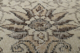 Vintage Floral Area Anatolian Rug - Thumbnail