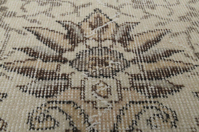 Vintage Floral Area Anatolian Rug