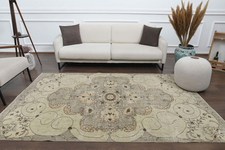 Floral Handmade Area Anatolian Rug
