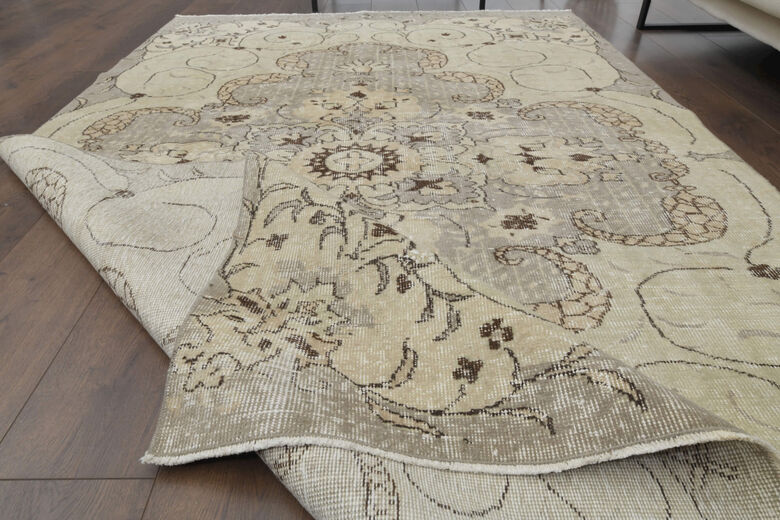 Floral Handmade Area Anatolian Rug