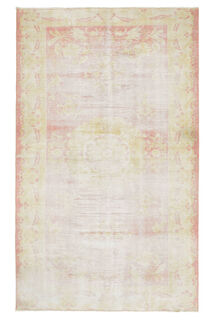 Antique Pink Yellow Area Anatolian Rug - Thumbnail