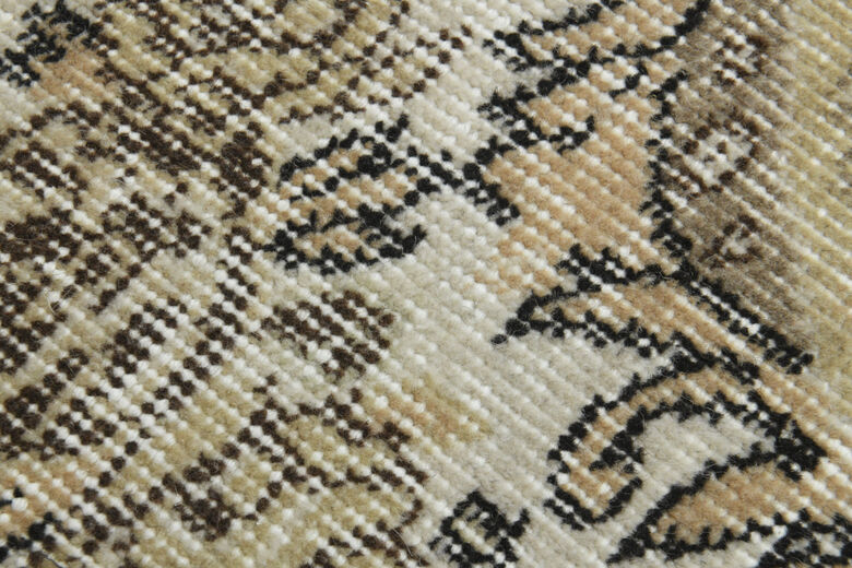 Handmade Beige Turkish Anatolian Rug