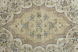 Handmade Beige Turkish Anatolian Rug - Thumbnail