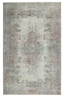 Purple Handmade Vintage Rug - Thumbnail