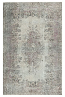 Purple Handmade Vintage Anatolian Rug - Thumbnail