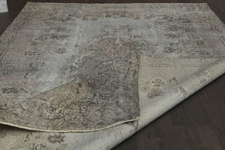 Purple Handmade Vintage Anatolian Rug - Thumbnail