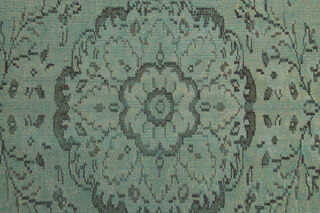 Green Oriental Area Rug - Thumbnail