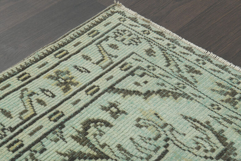 Green Oriental Area Rug