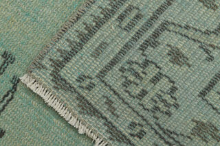 Green Oriental Area Rug - Thumbnail