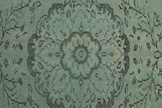 Green Oriental Area Anatolian Rug - Thumbnail