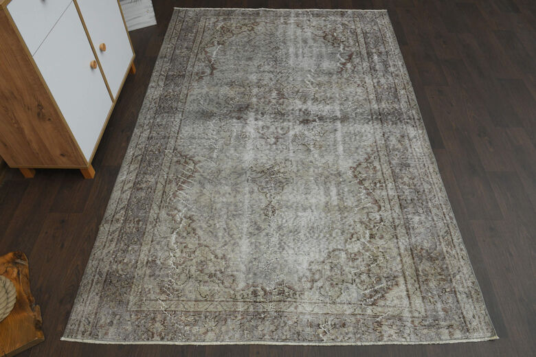 Handmade Vintage Large Area Rug