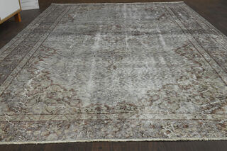 Handmade Vintage Large Area Rug - Thumbnail