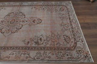 Handmade Vintage Large Area Rug - Thumbnail