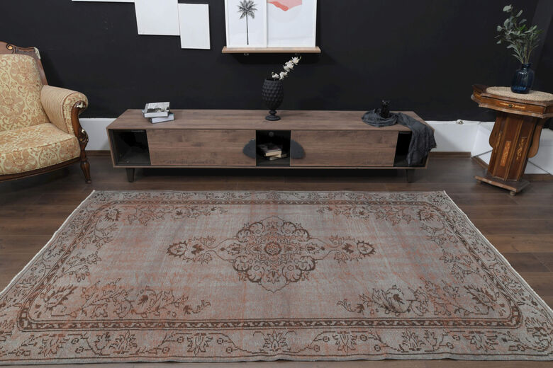 Handmade Vintage Anatolian Area Rug
