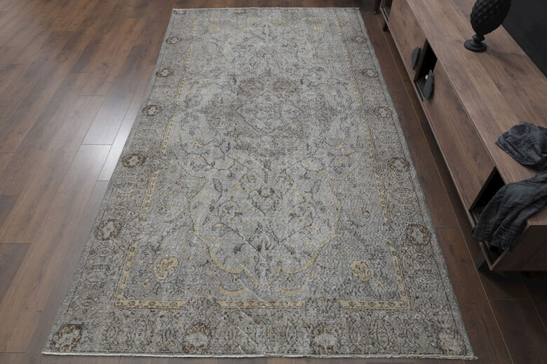 Turkish Anatolian Vintage Wool Rug