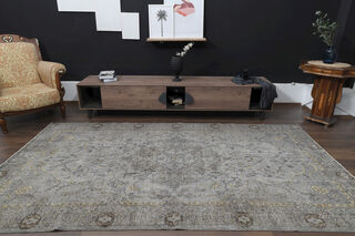 Turkish Anatolian Vintage Wool Rug - Thumbnail