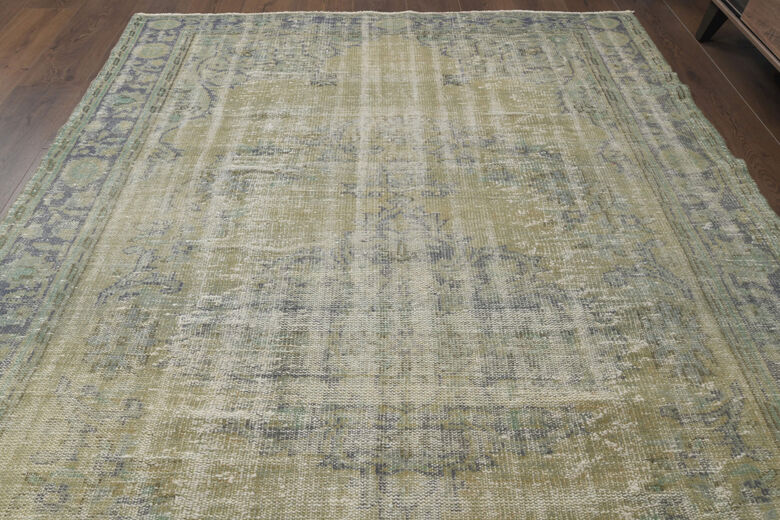 Vintage Distressed Area Rug