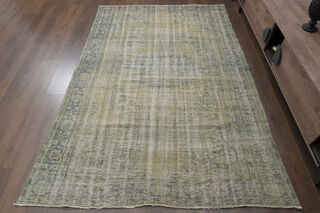 Vintage Distressed Anatolian Area Rug - Thumbnail