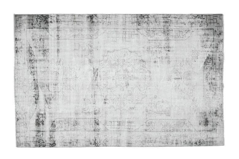 Antique Distressed Area Anatolian Rug