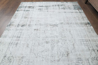 Antique Distressed Area Anatolian Rug - Thumbnail