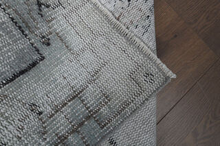 Antique Distressed Area Anatolian Rug - Thumbnail