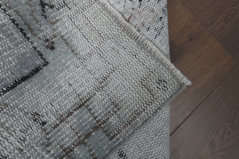 Antique Distressed Area Anatolian Rug