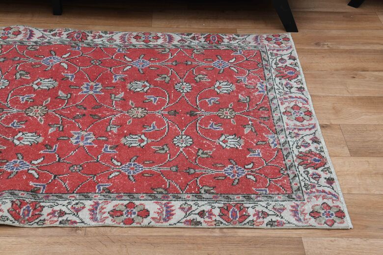Scarlett Floral Vintage Area Hereke Rug