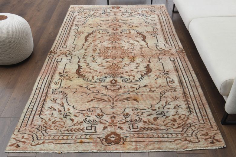 Tiger - One-of-a-kind Vintage Oushak Handmade Rug