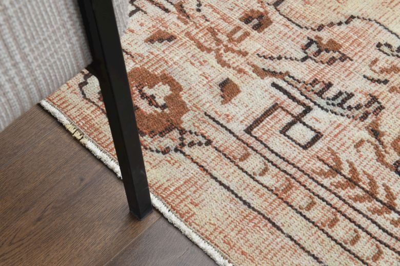 Tiger - One-of-a-kind Vintage Oushak Handmade Rug