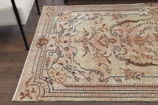Tiger - One-of-a-kind Vintage Oushak Handmade Rug - Thumbnail