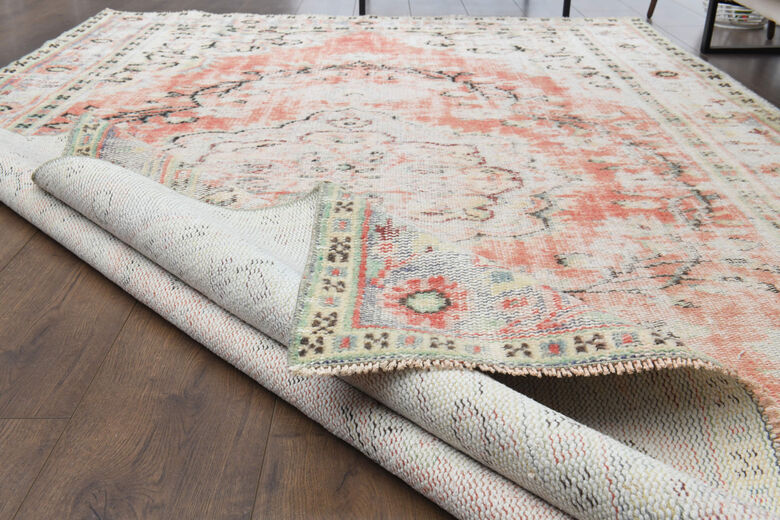 6x10 Feet - Distressed Anatolian Vintage Area Rug
