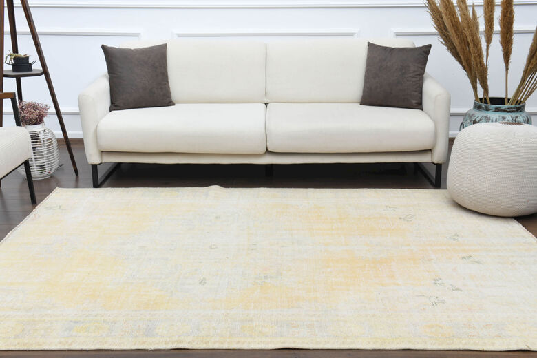 Antique Anatolian Wool Area Rug
