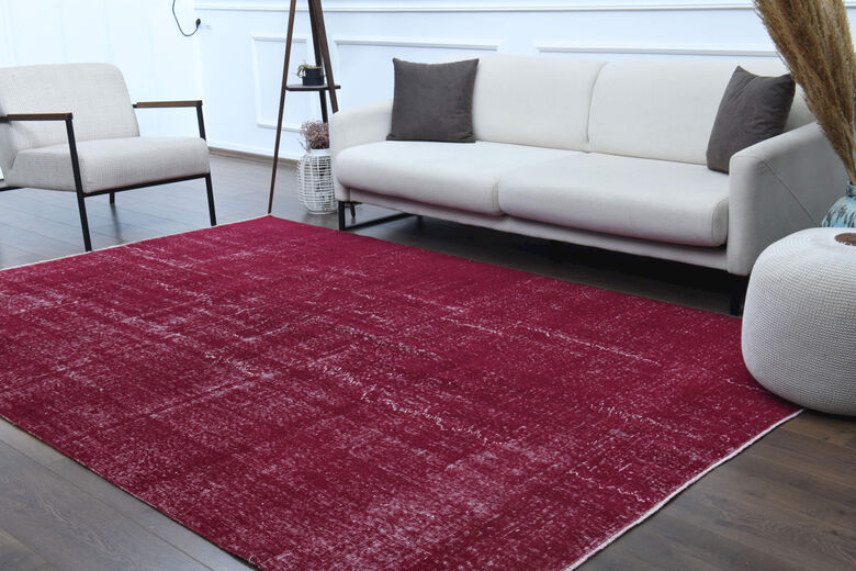 Mulberry - Handmade Vintage Anatolian Area Rug