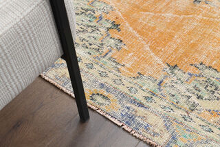 Mid-20th Century Area Handwoven Wool Rug - Thumbnail