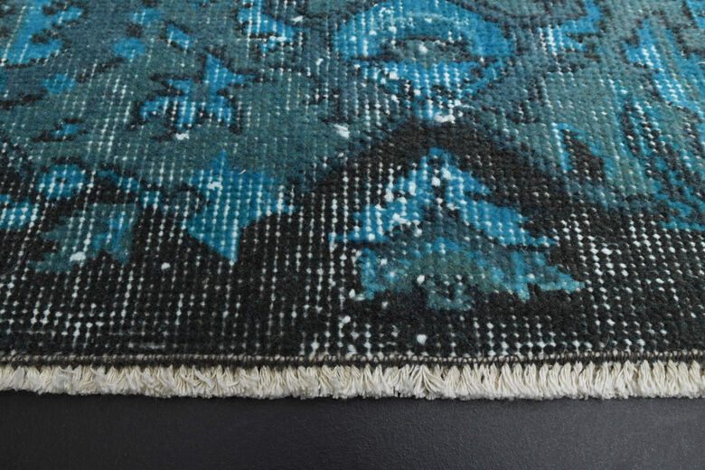 Blue Pattern Area Rug