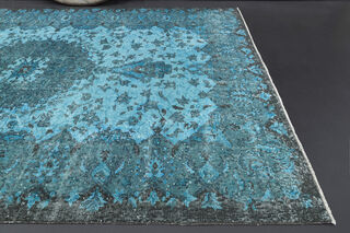 Blue Pattern Area Rug - Thumbnail