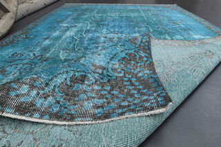 Sea Blue Vintage Rug - Thumbnail