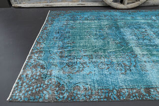 Sea Blue Vintage Rug - Thumbnail