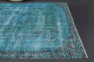 Sea Blue Vintage Rug - Thumbnail