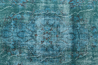 Sea Blue Vintage Rug - Thumbnail