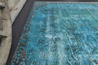 Sea Blue Vintage Rug - Thumbnail