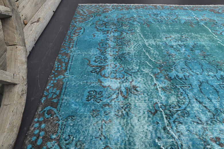 Sea Blue Vintage Rug