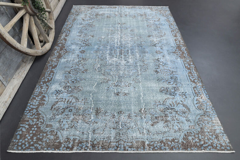 Oriental Blue Anatolian Vintage Area Rug