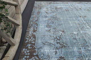 Oriental Blue Anatolian Vintage Area Rug - Thumbnail