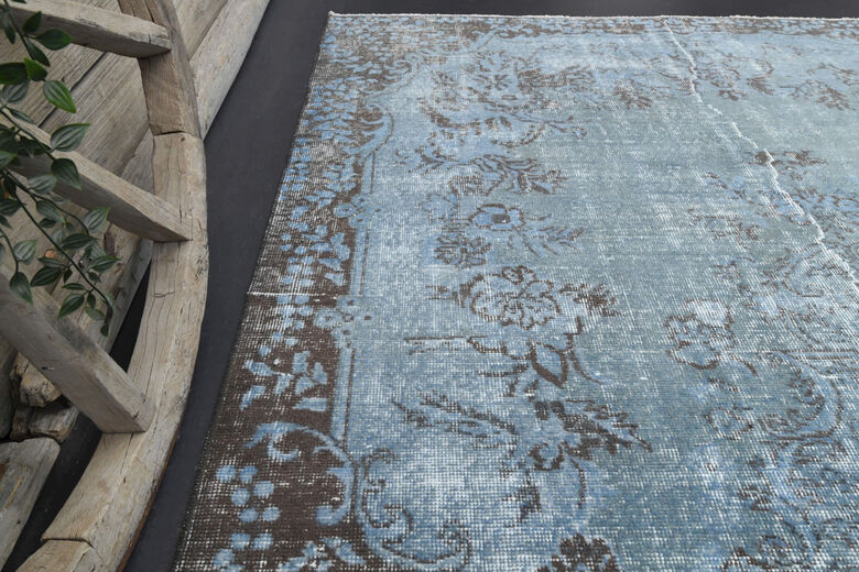Oriental Blue Anatolian Vintage Area Rug