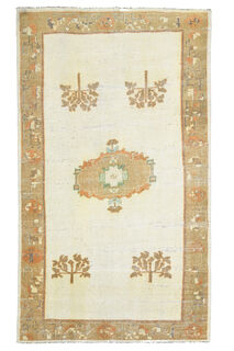 Handmade Vintage Large Area Rug - Thumbnail