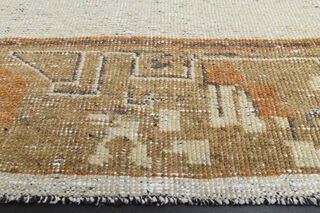 Handmade Vintage Large Area Rug - Thumbnail