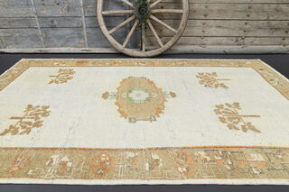 Handmade Vintage Large Area Rug - Thumbnail